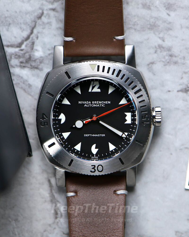 Nivada Grenchen Depthmaster Pacman 1000M Microbrand Diver