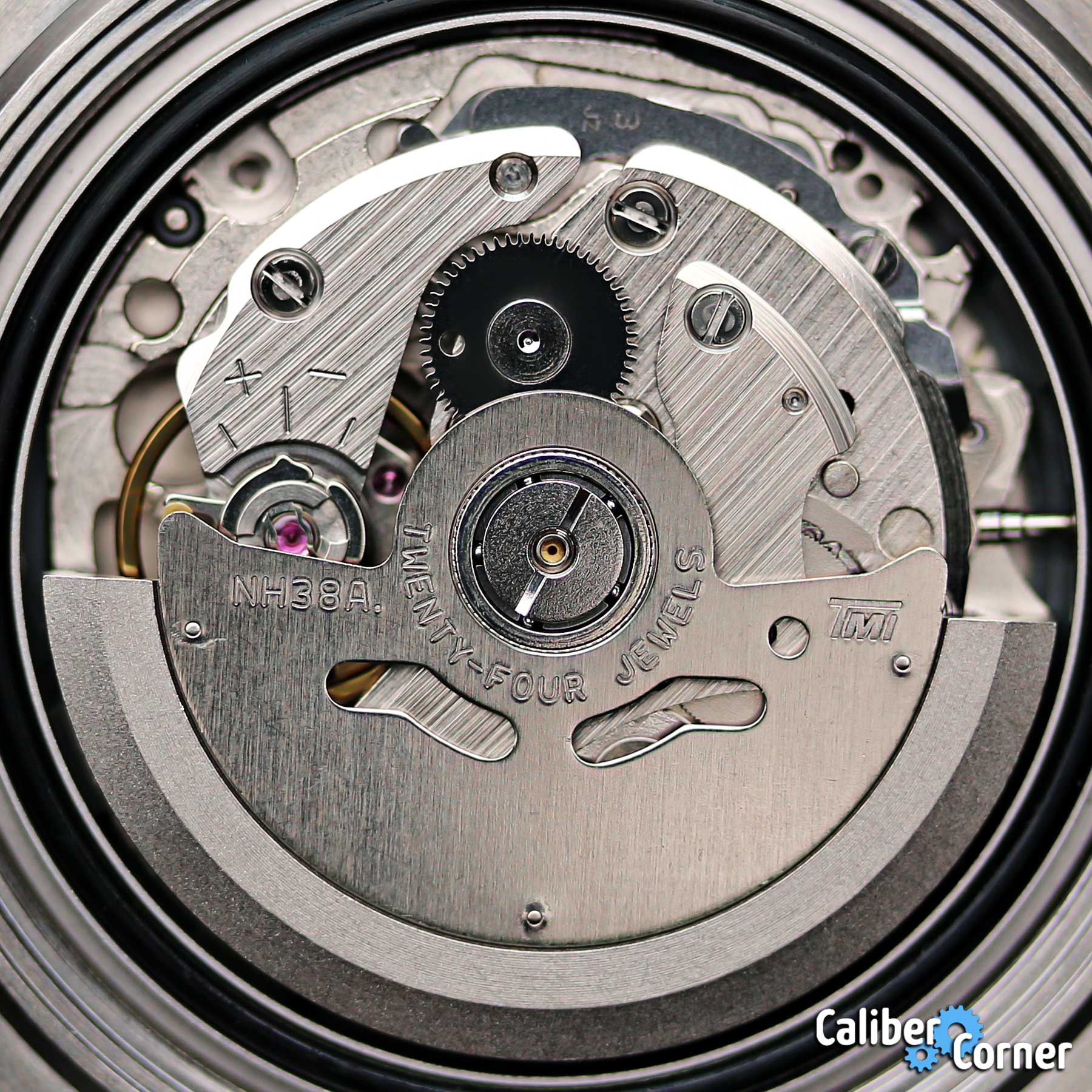 Seiko caliber NH38A image from calibercorner.com