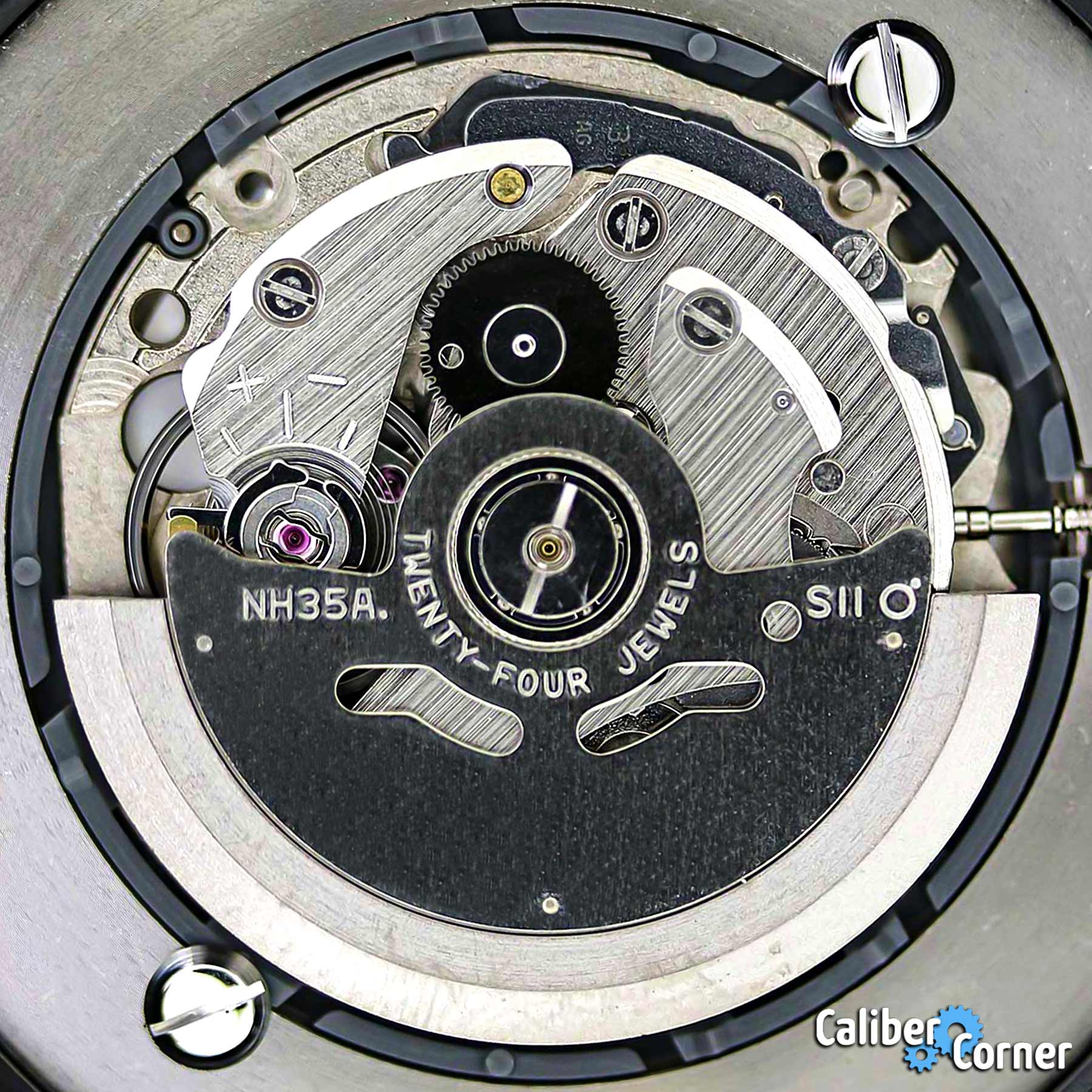 Seiko caliber NH38A image from calibercorner.com