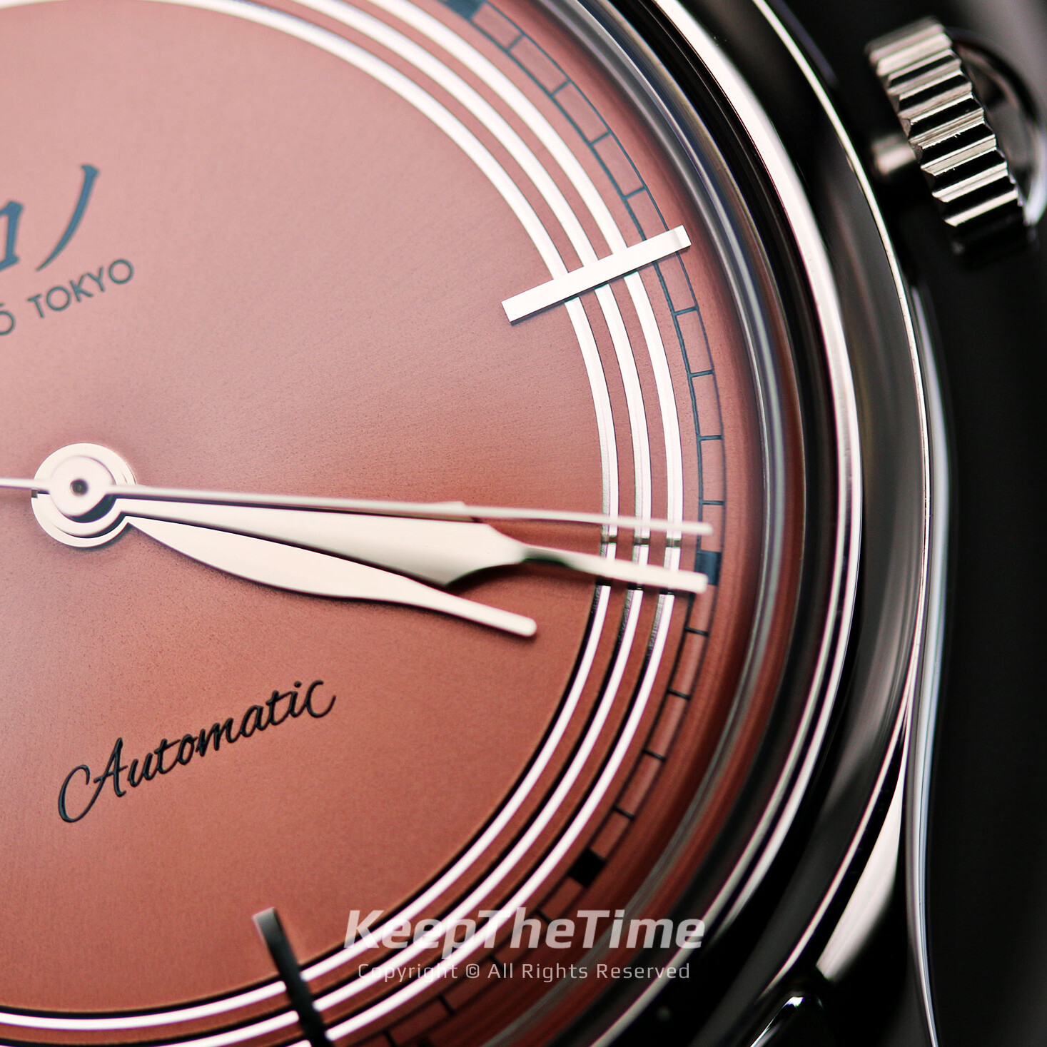 リンクス　2点お纏め Kurono Tokyo Toki Salmon Dial Unisex Automatic Dress Watch