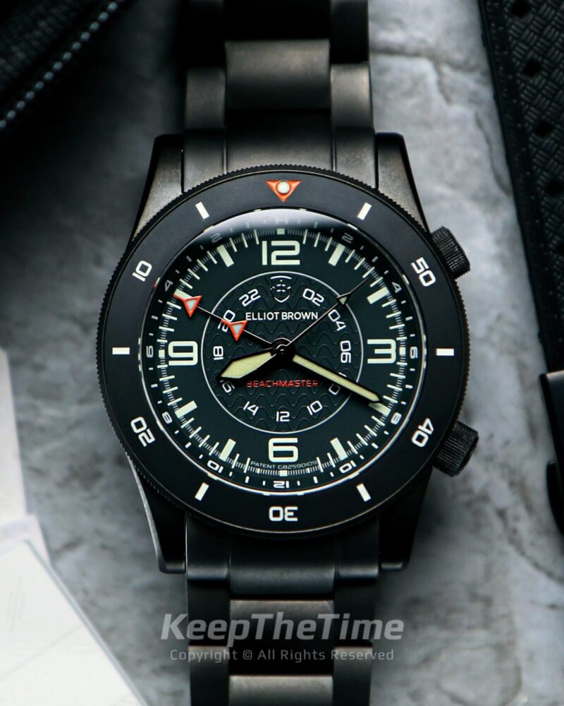 Elliot Brown Beachmaster NIVO GMT Gunmetal PVD Tool Watch