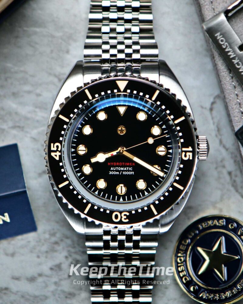 Jack Mason Hydrotimer Automatic No-Date Microbrand Diver