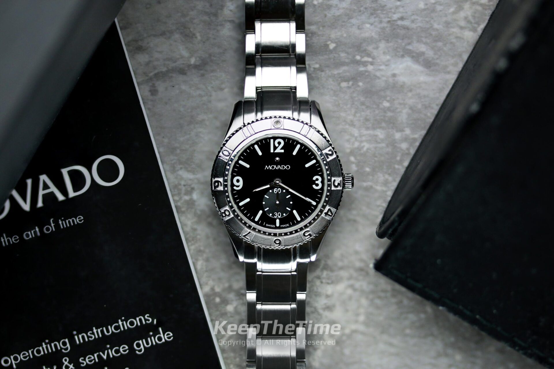 Movado women’s stainless steel military watch watch Virginia Military Institute Women main image 2