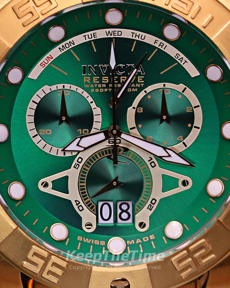 Invicta Reserve Nekton Green Dial 0332 - KeepTheTime Watches