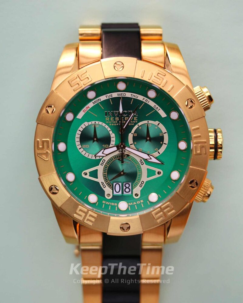 Invicta Reserve Nekton Green Dial 0332 - KeepTheTime Watches
