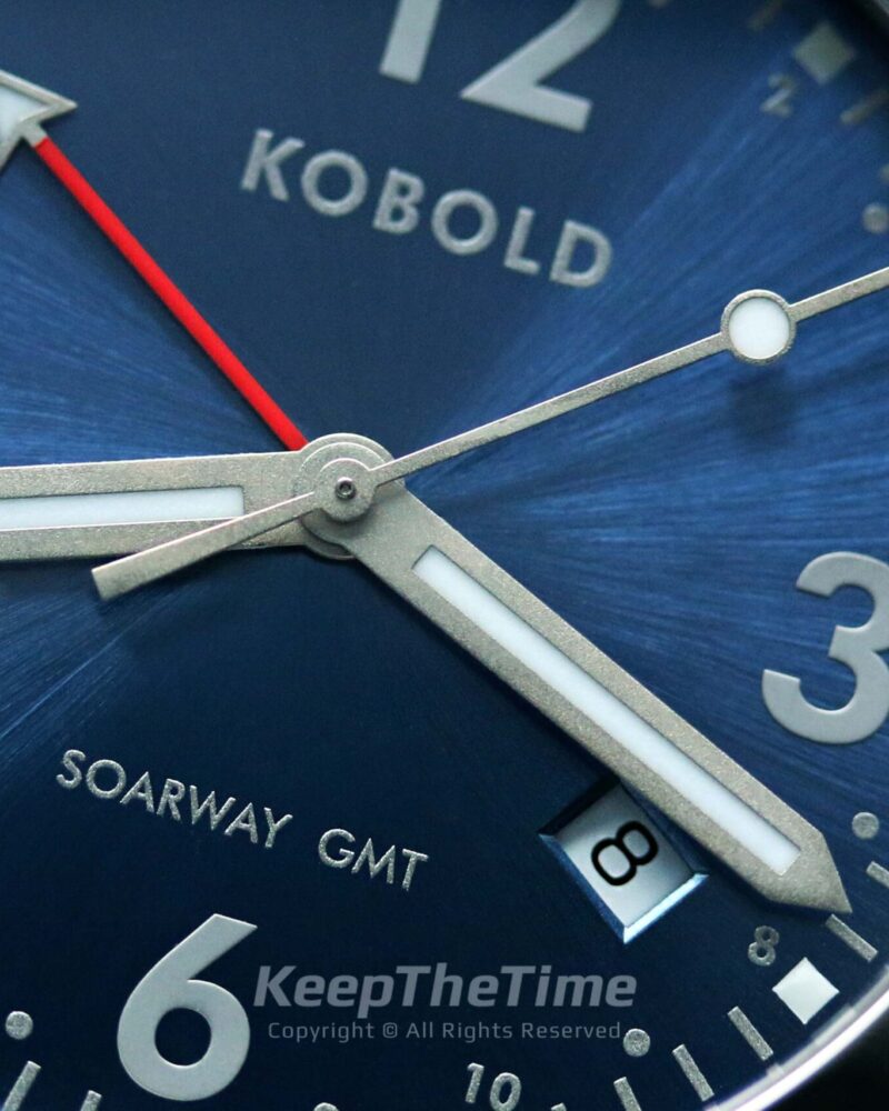 Kobold Soarway GMT Diver Tool Watch Huge 46mm in Arctic Blue