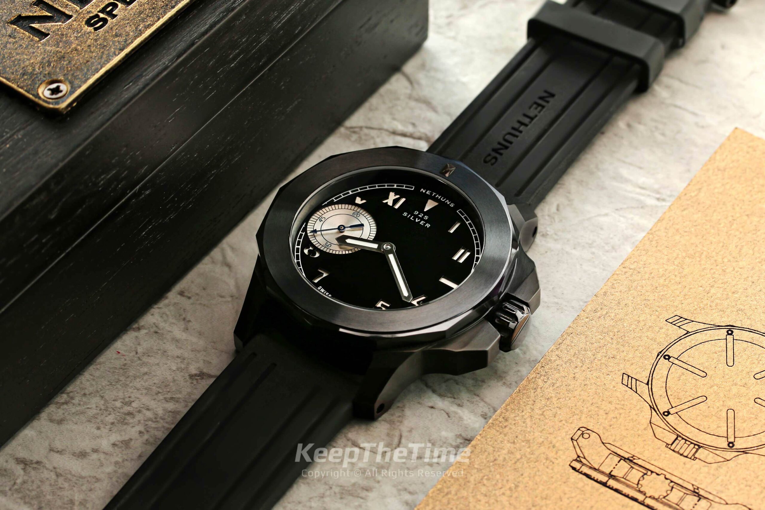 Nethuns #7 Microbrand Watch Manual-Wind Unitas/ETA 6497
