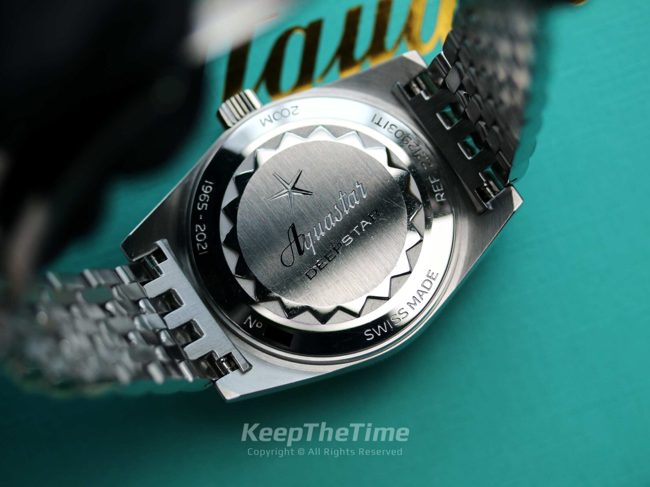 Boîte (case) Pour Montre Aquastar D'occasion - Fabriquée En Suisse - Pour Collection Ou Rangement