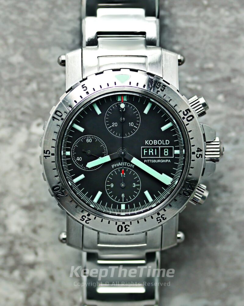 Kobold “Naked” Phantom Black Ops Chronograph - KeepTheTime Watches