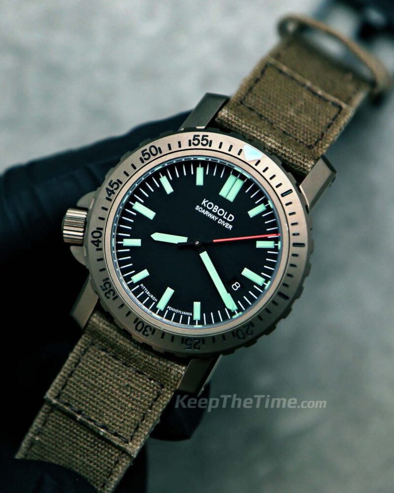 Kobold Soarway Diver 41 Safari Tactical - KeepTheTime Watches