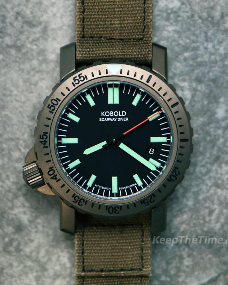 Kobold Soarway Diver 41 Safari Tactical - KeepTheTime Watches