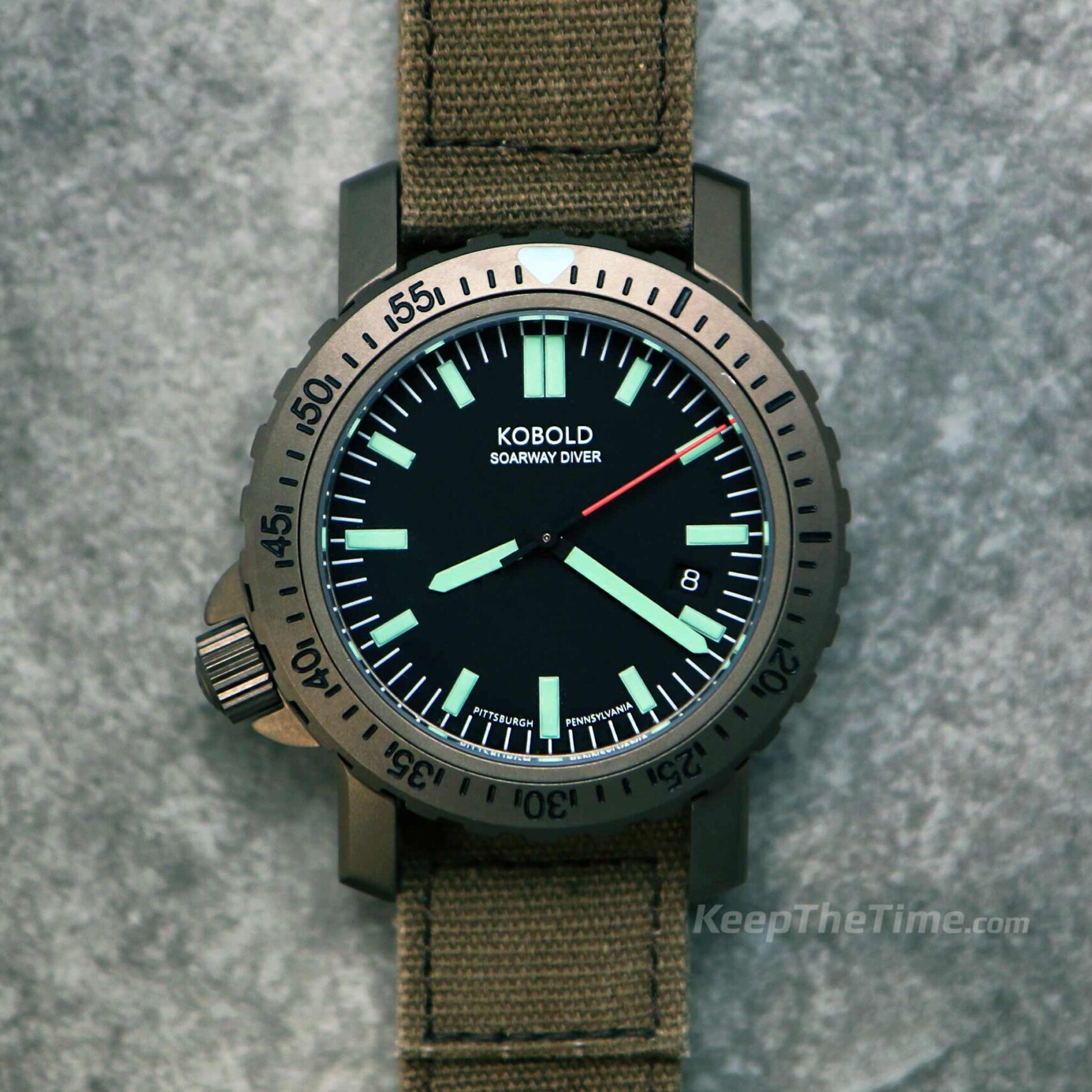 Kobold Soarway Diver 41 Safari Tactical - KeepTheTime Watches