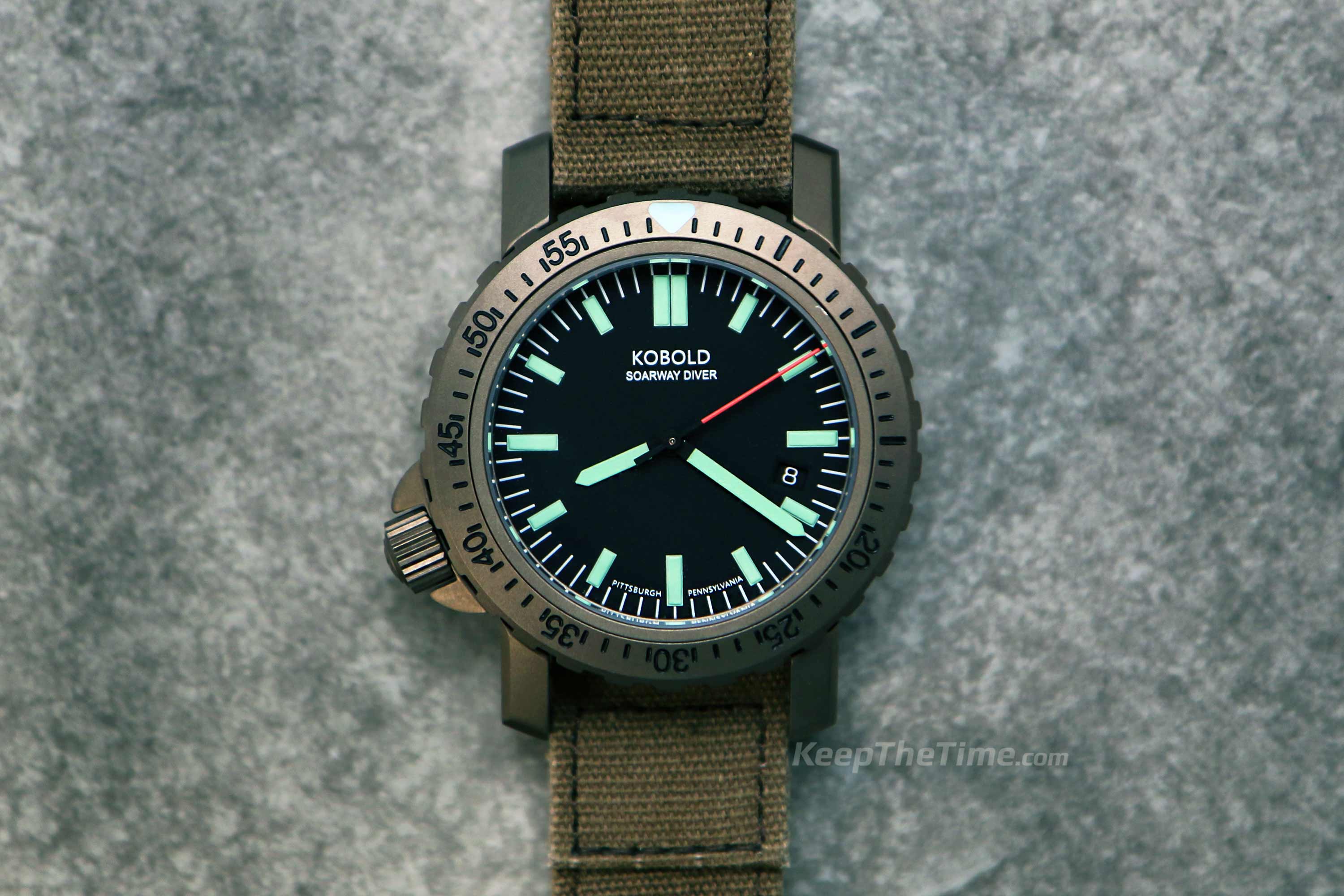 Kobold Soarway Diver 41 Safari Tactical - KeepTheTime Watches