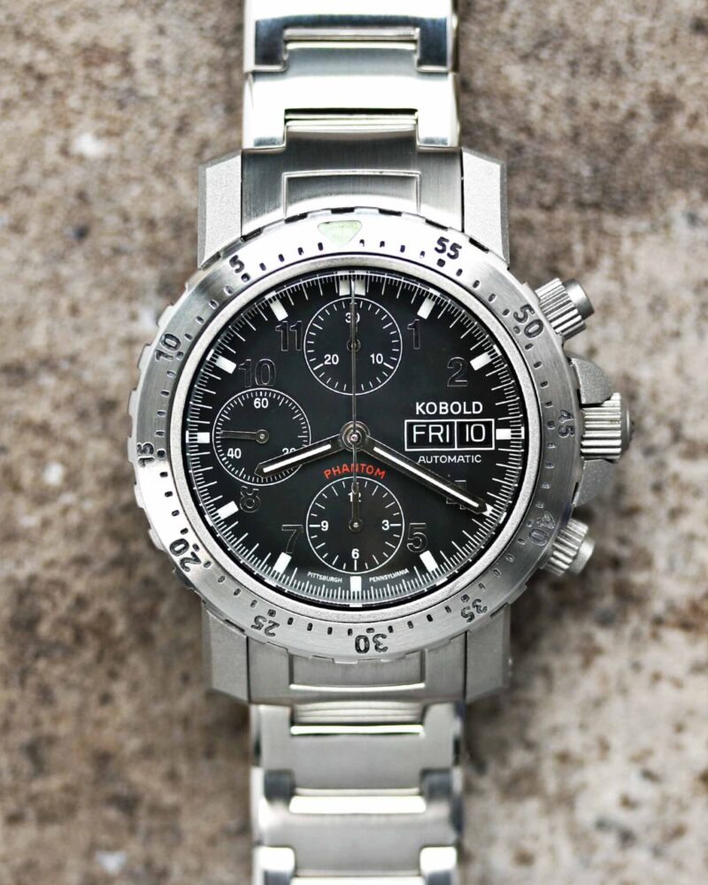 Kobold Sandblasted “Naked” Phantom Chronograph - KeepTheTime Watches