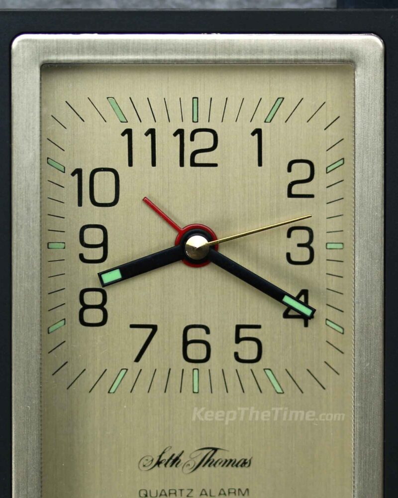 Seth Thomas Vintage Travel Photo Frame Quartz Alarm Clock