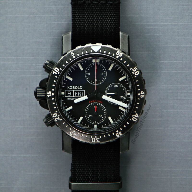 Kobold Phantom Black Ops Tactical Chronograph Watch Review