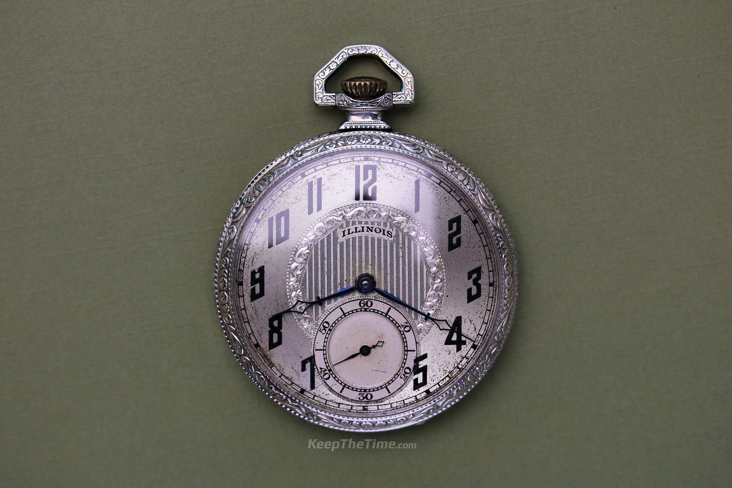 Illinois Pocket Watch Grade 406 Model 3 (circa 1922) - KeepTheTime