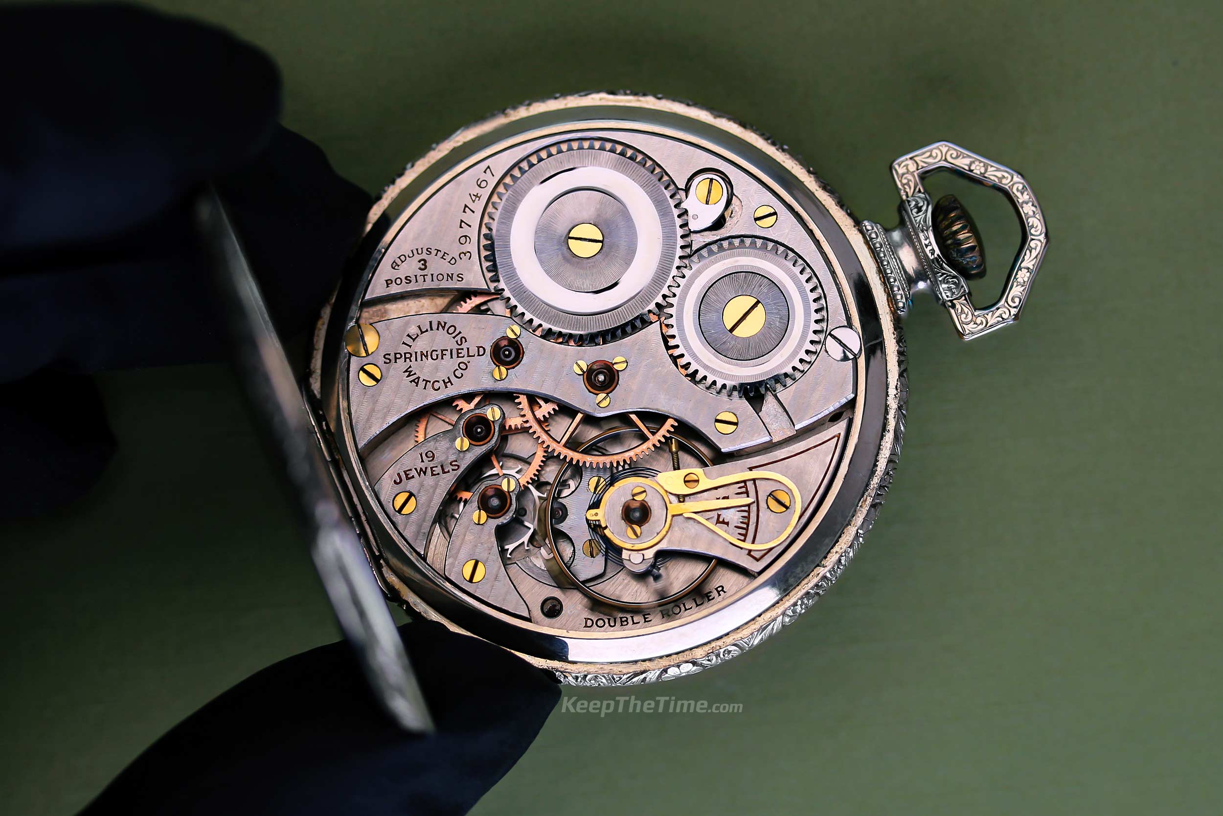 Illinois Pocket Watch Grade 406 Model 3 (circa 1922) - KeepTheTime
