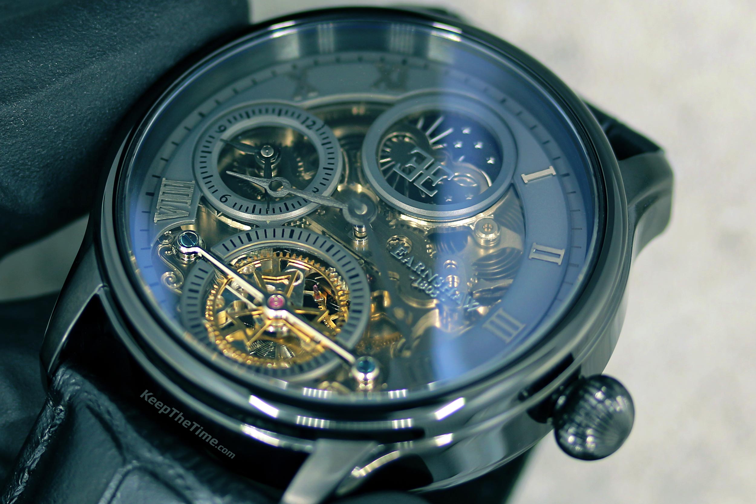 Thomas Earnshaw Longitude Shadow Stealth Black - KeepTheTime Watches