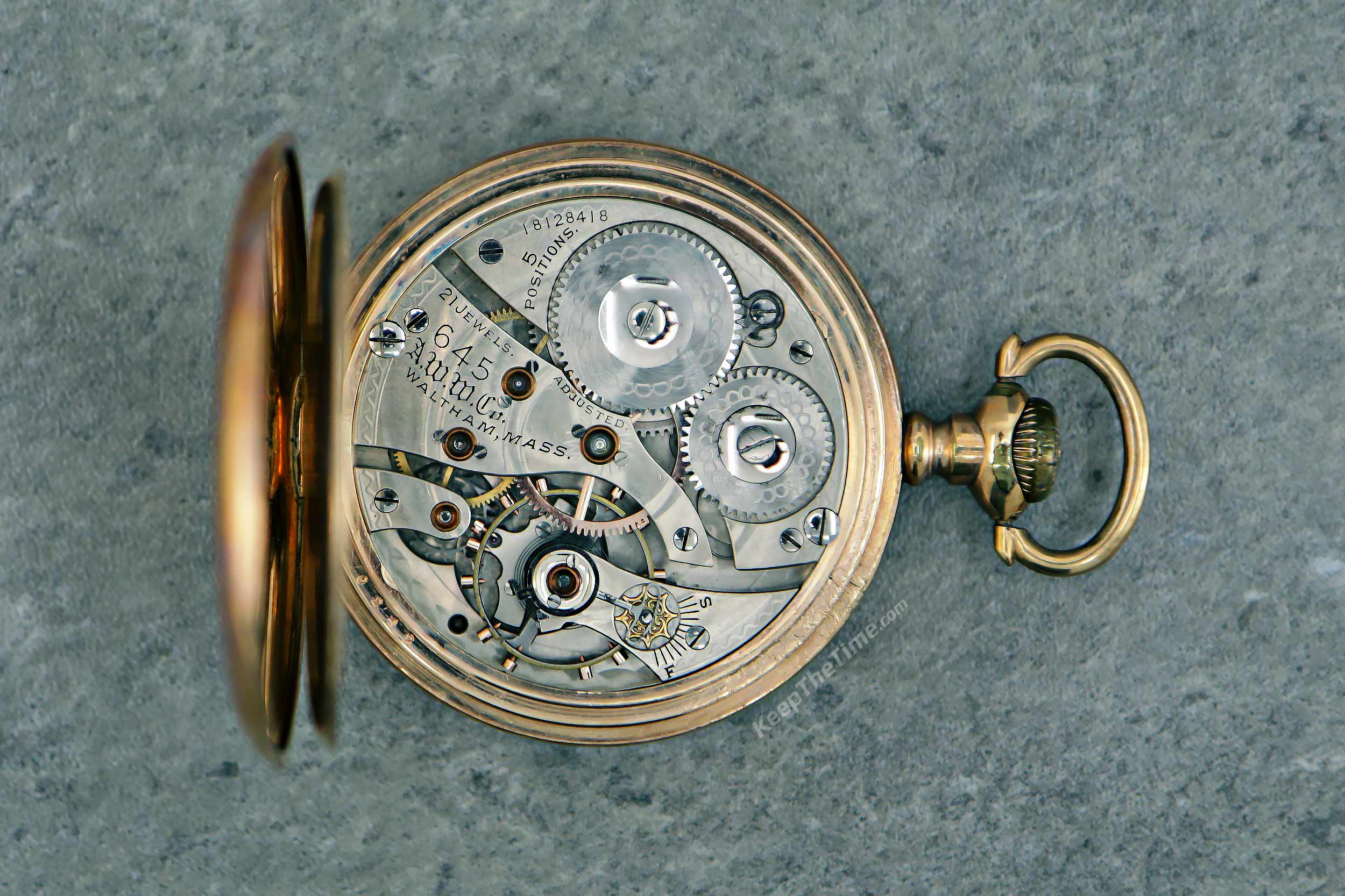 Waltham Grade 645 Vintage Pocket Watch (circa 1911) - KeepTheTime