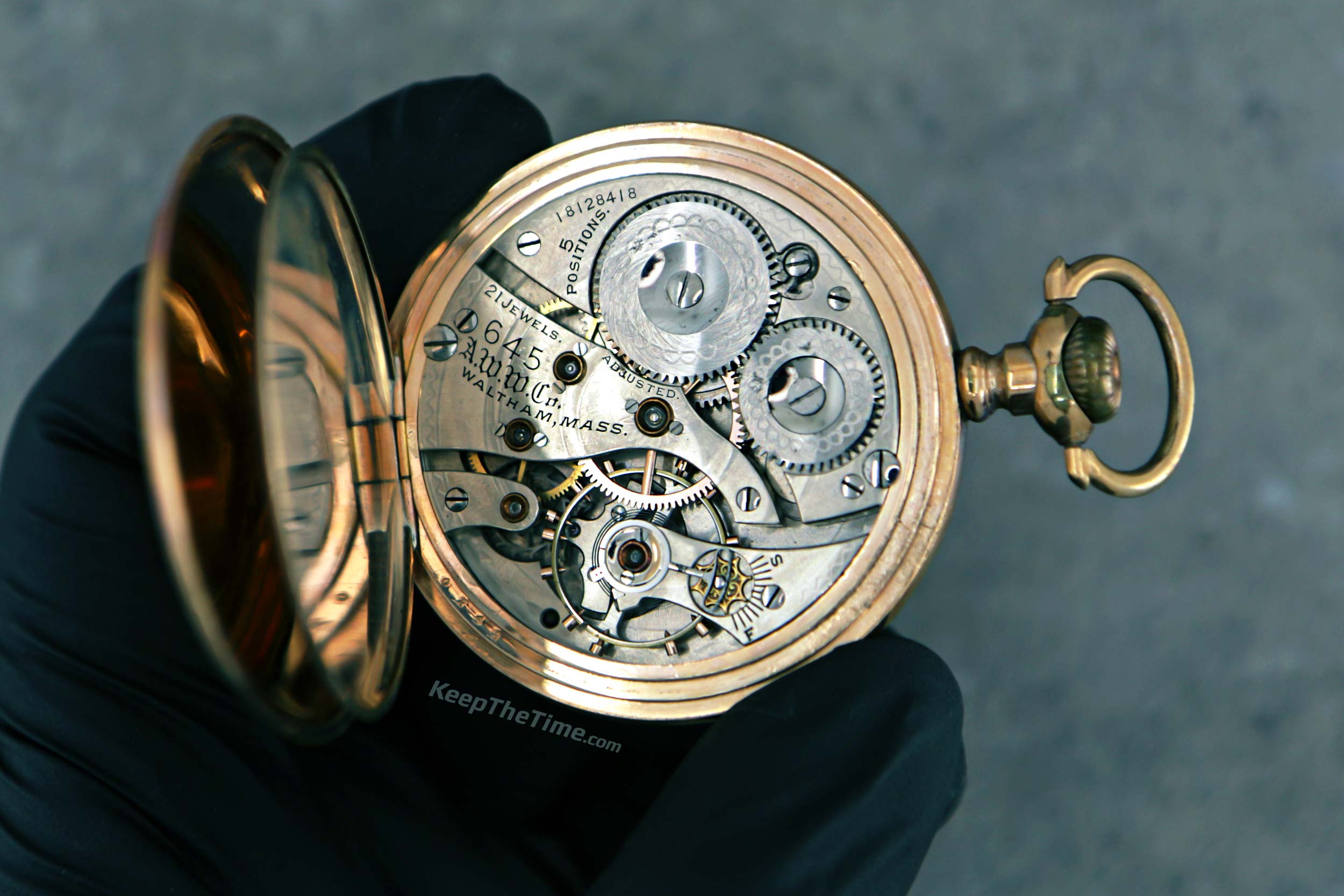 Waltham Grade 645 Vintage Pocket Watch (circa 1911) - KeepTheTime