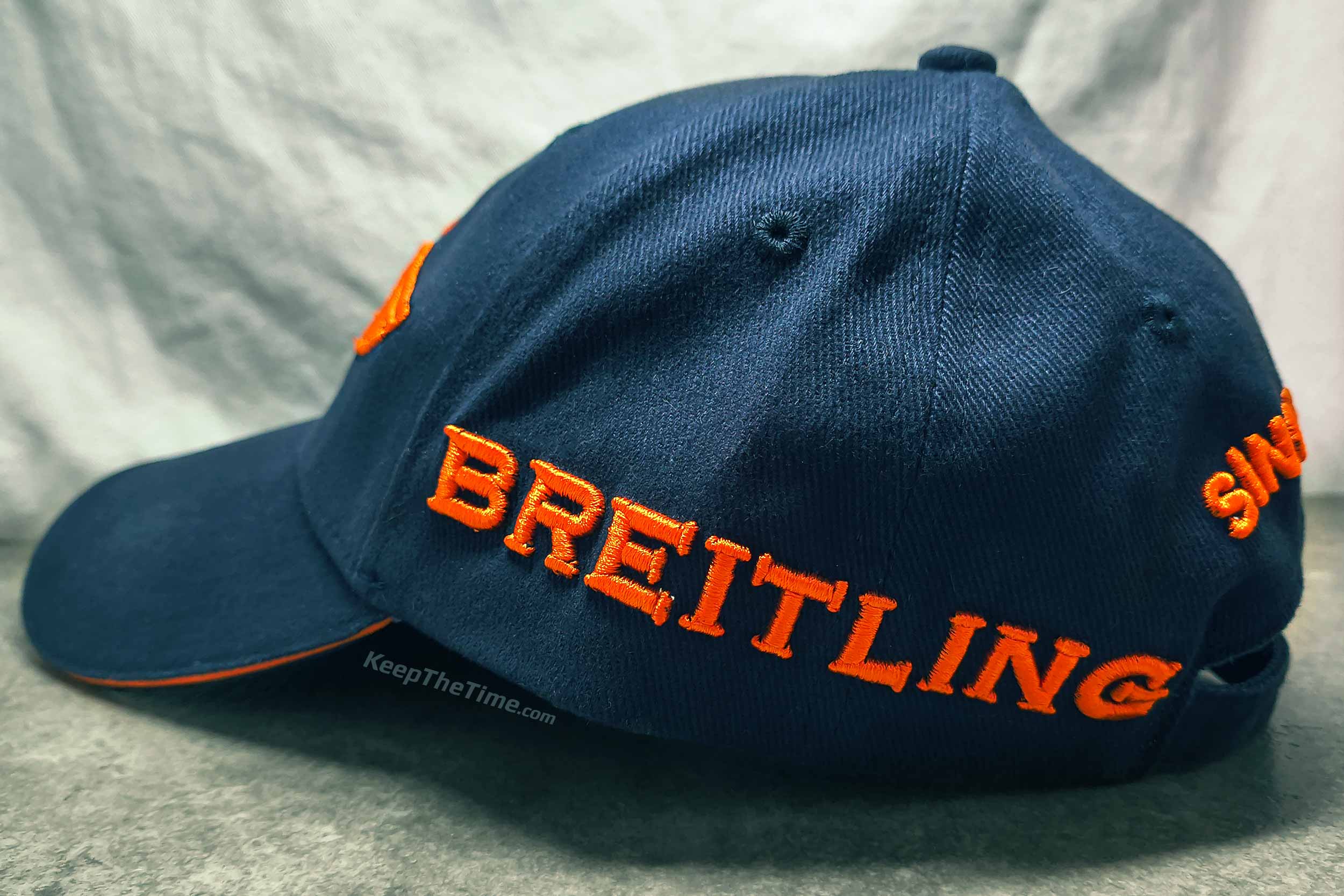 Breitling Watches Hat Blue/Orange 1884 Wings Anchor